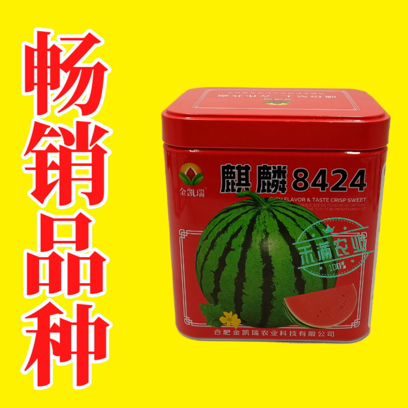 金凯瑞麒麟8424西瓜种子脆甜高糖抗病西瓜种籽高产热销西