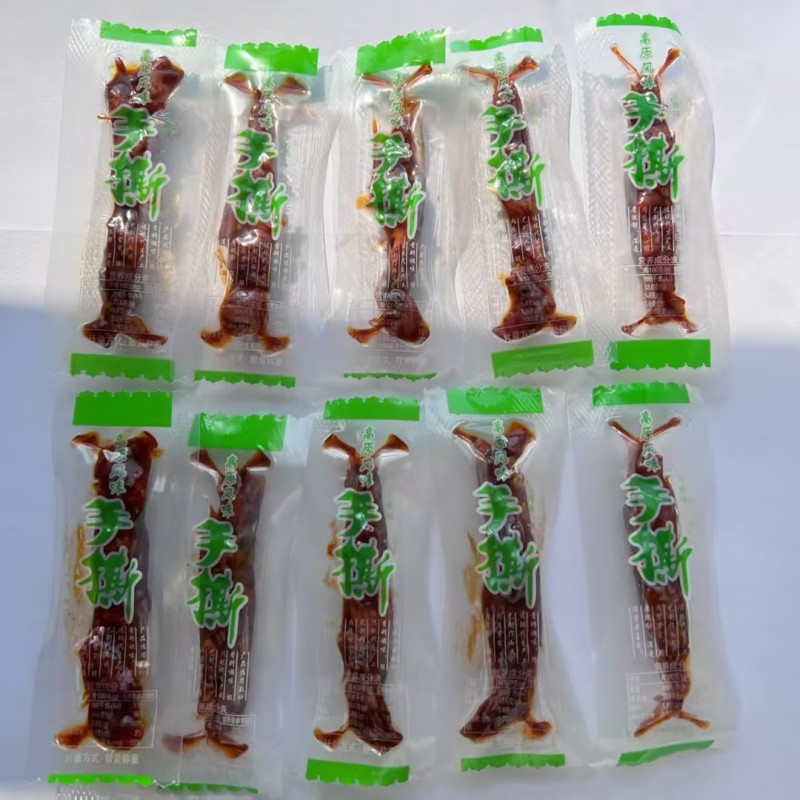 手撕鸡肉条五香麻辣口味真空包装长期供应