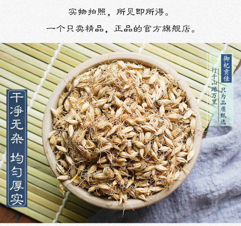 麦芽中药材生麦芽大麦芽生大麦芽茶麦牙回泡水粉奶新鲜搭谷芽