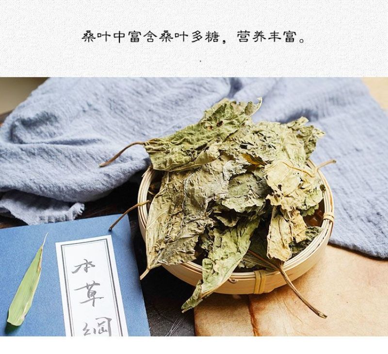 中药材霜桑叶茶干桑叶冬桑叶野生正品散装霜后桑叶干打桑叶粉