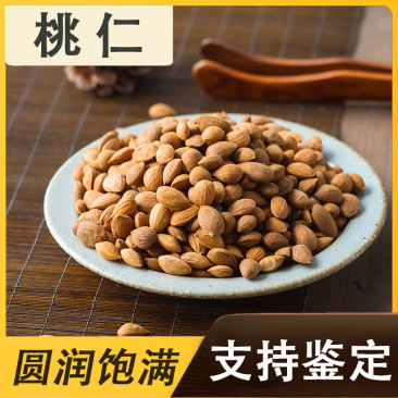 新货桃仁500g克正品生桃仁山桃仁去壳带皮桃仁去皮桃仁中