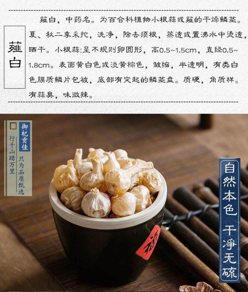 正品薤白中药材薤白头泻白薤白粉非特级野生新鲜货野蒜山蒜小