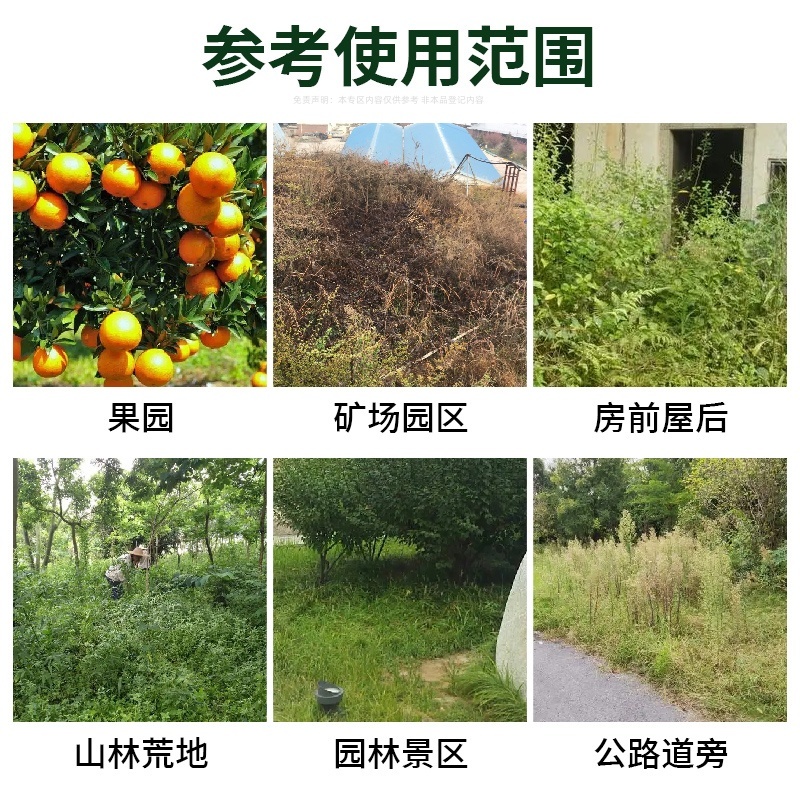 帆邦霸天狮氟草草铵膦甲基化植物油非耕地荒地除杂草除草剂