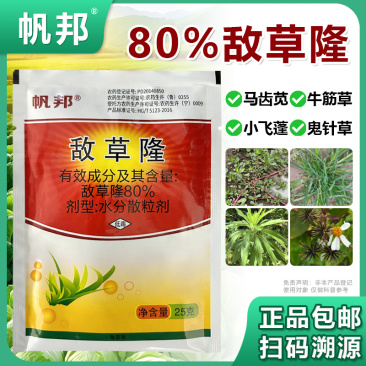 帆邦80%高浓度敌草隆农用药棉花田快速除马塘杂草杀草剂