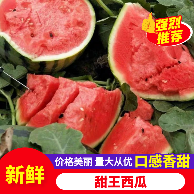 [甜王西瓜批发]山东潍坊青州市西瓜 0.85元/斤山东甜王/甜王 _ 一亩田