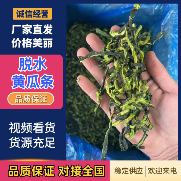 黄瓜条干脱水黄瓜条黄瓜干易保存口感好营养丰富价格实惠
