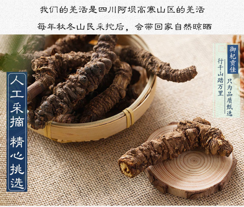 中药材野生羌活正品蚕羌片川羌竹节羌正品四川货