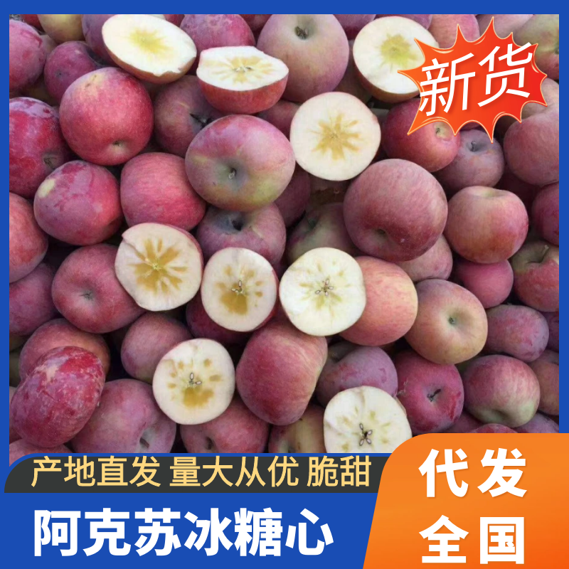阿克苏苹果专业代收代发红旗坡冰糖心苹果一条龙服务