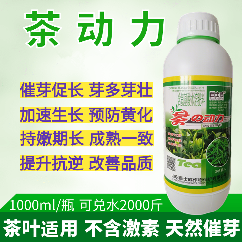 茶叶拉尖催芽剂芽多芽壮茶叶专用肥爆芽多芽抗寒增产促长叶肥