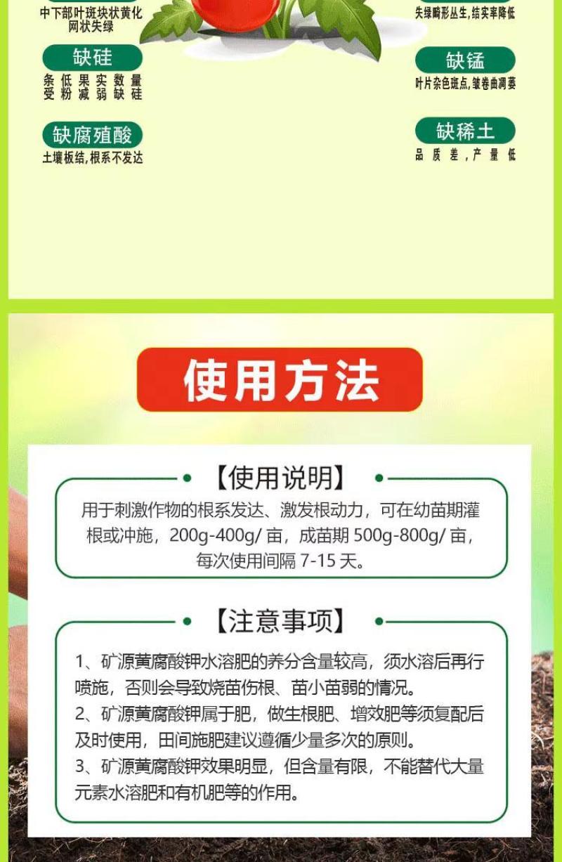 红薯控旺膨大素地下根茎专用地下猛长增产氨基酸叶面肥膨大剂