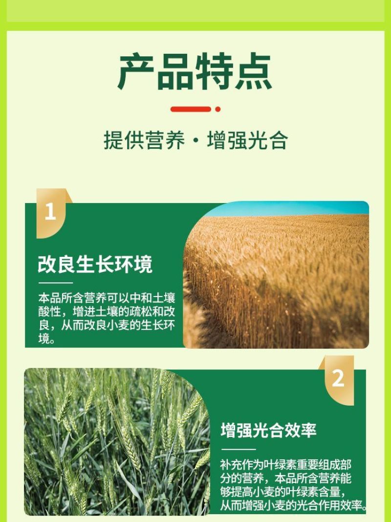 小麦宝宝叶面肥料麦黄金种植专用补充营养穗大粒饱生根壮苗增