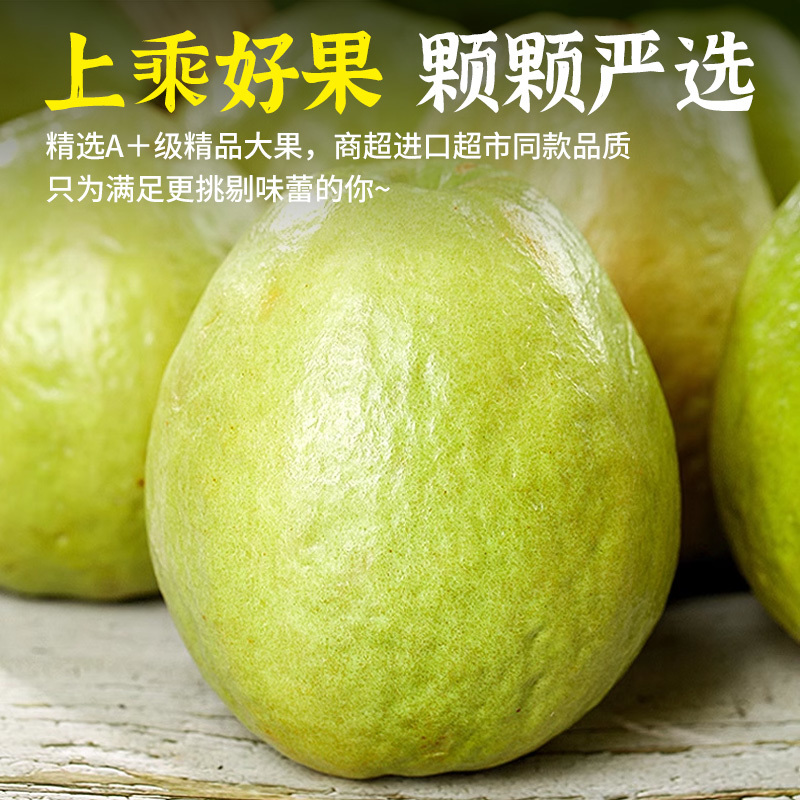 广西芭乐红心番石榴新鲜水果
