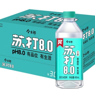 今麦郎苏打水450ml*15最新日期，西安市内送货。