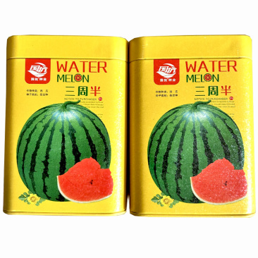 三周半西瓜种子国抗种业高产特不骑形麒麟西瓜籽超甜薄皮红瓤