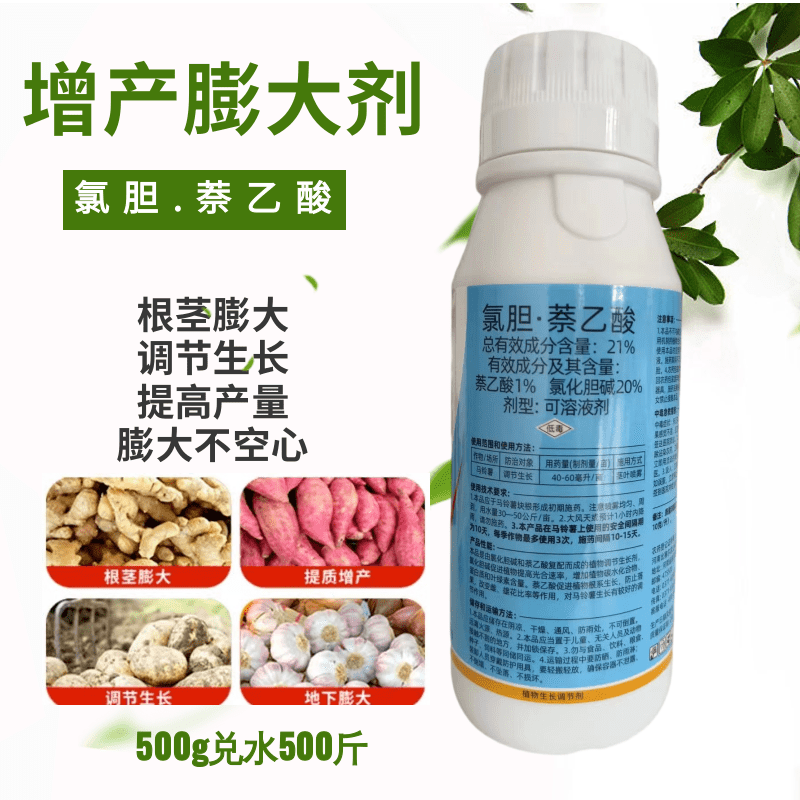 氯化胆碱氯胆·萘乙酸植物生长调节剂地下膨大剂膨大大蒜土豆