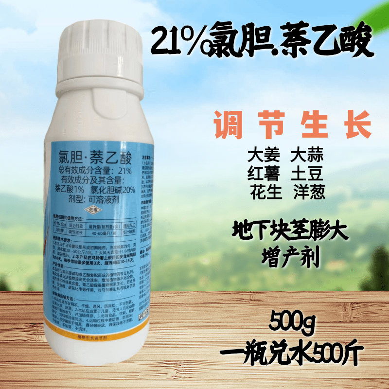 氯化胆碱氯胆·萘乙酸植物生长调节剂地下膨大剂膨大大蒜土豆