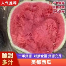 西瓜，无籽美都西瓜高原美都万亩基地，支持商超平台