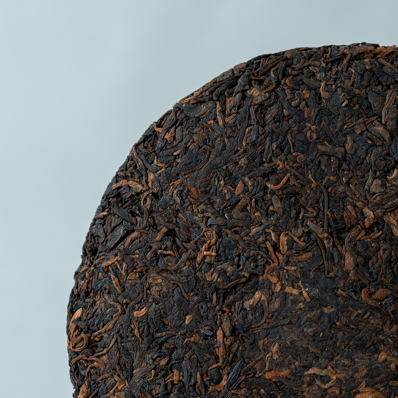 茂连普洱茶熟茶易武古树熟茶357克免洗熟茶饼勐海熟茶饼茶