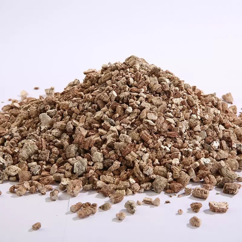 厂家现货蛭石膨胀蛭石多肉育苗插秧用金黄色颗粒规格齐全