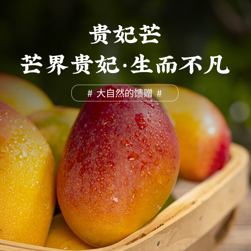 【9斤】海南贵妃芒新鲜当季大果树上熟