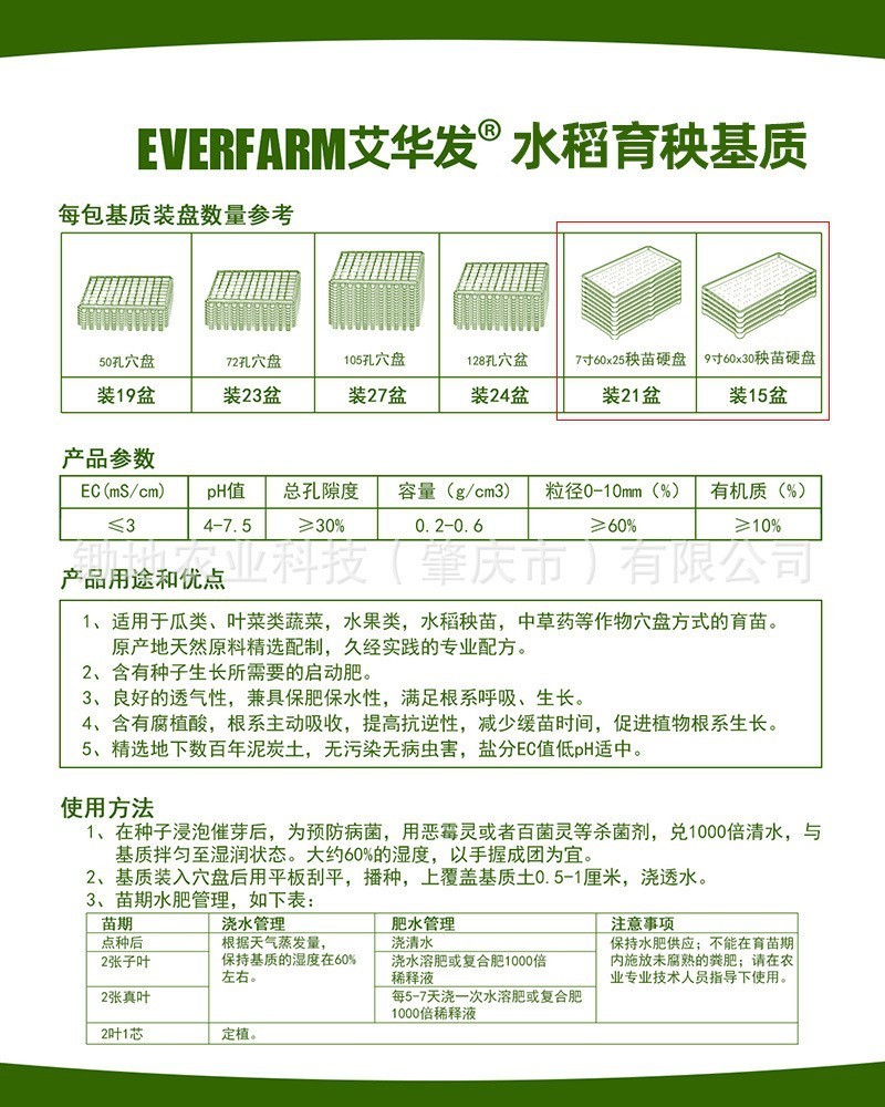 水稻育秧基质秧苗基质土