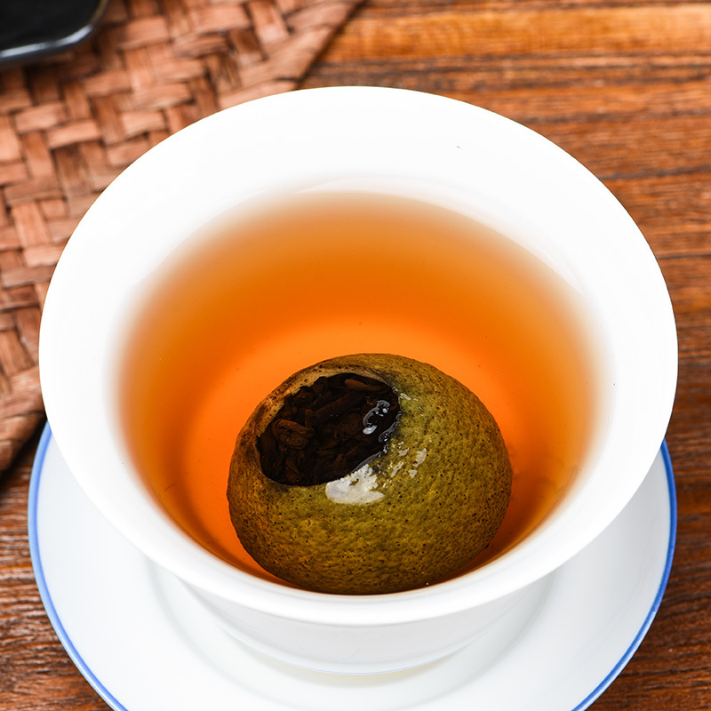 正宗新会小青柑云南普洱茶陈皮柑普茶熟茶罐装新茶小青桔茶叶
