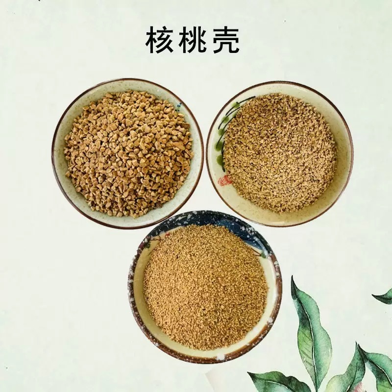 厂家供应核桃壳水处理用核桃壳滤料填充用核桃壳抛光用