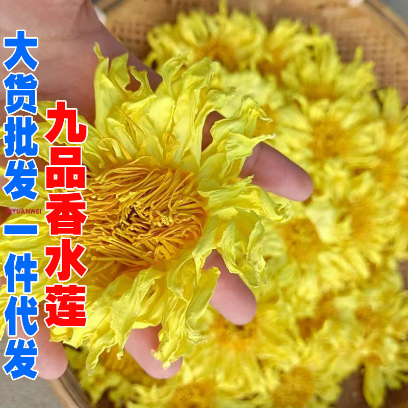 九品香水莲黄色散花
