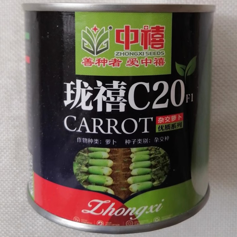 珑禧C20青萝卜种子三系杂交萝卜根肉翠绿耐裂性好