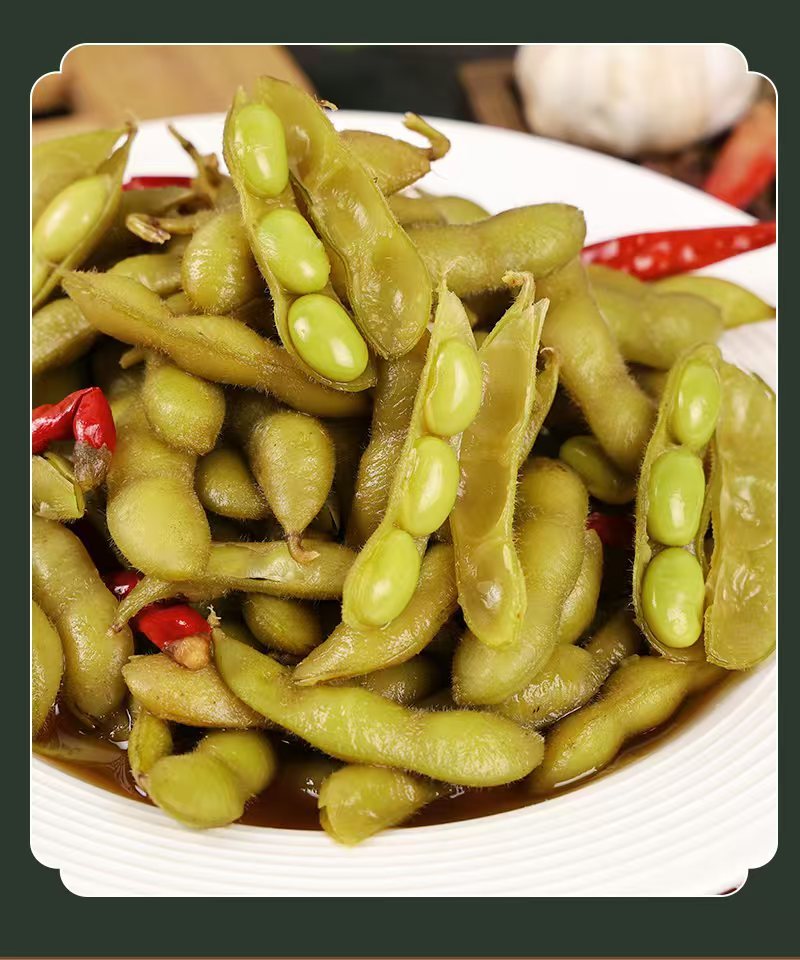 全熟麻辣毛豆全国发货对接批发市场饭店大排档可议价