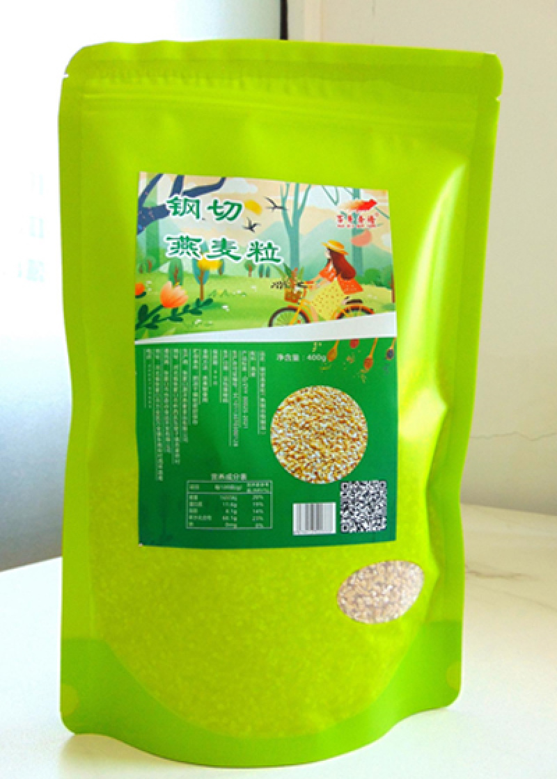 钢切燕麦粒真空包装500g大量供应工厂直销价低质优
