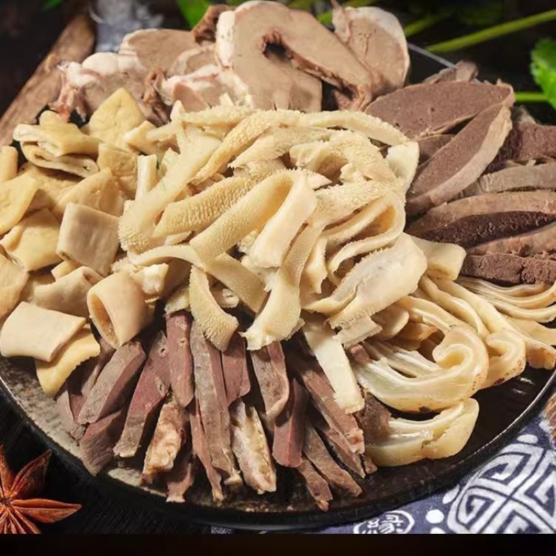 无汤内蒙古羊杂真空袋装即食新鲜熟食正宗整套速食羊肉汤羊杂