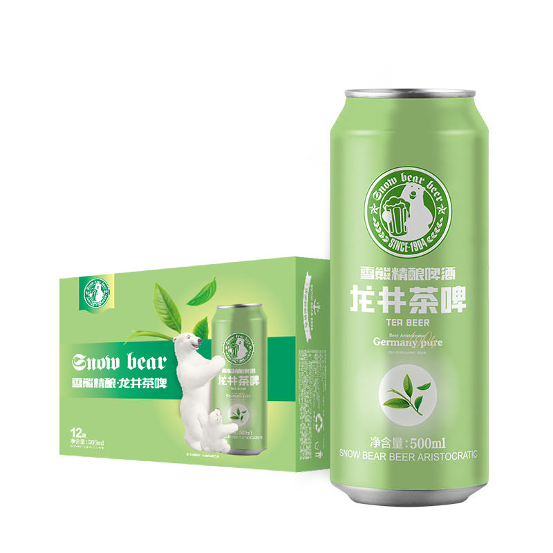 雪熊精酿龙井茶啤