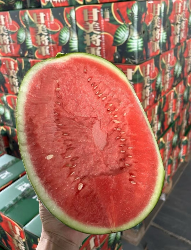 甘美4K西瓜陕西西瓜产地现货，脆甜多汁包熟包甜代发全国