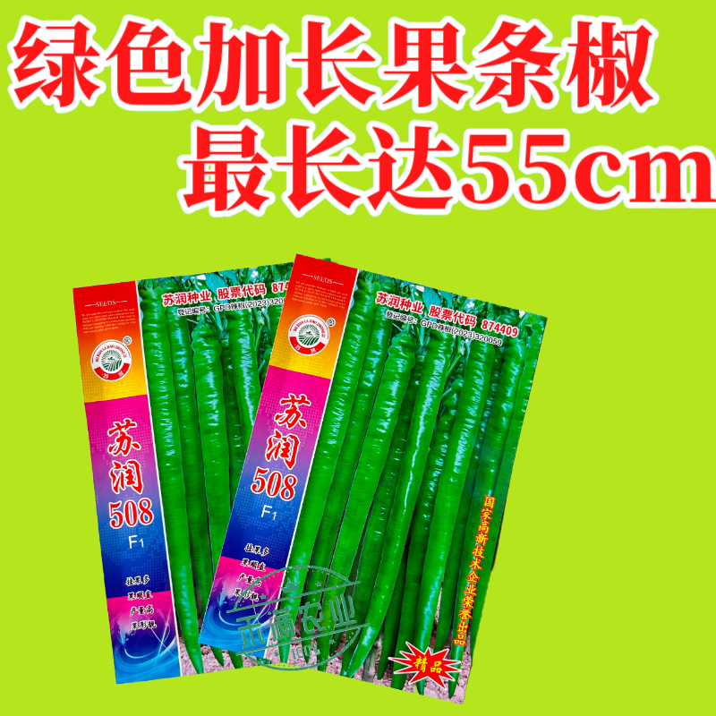 【正品保证】苏润508线椒种子基地**超长线椒种籽