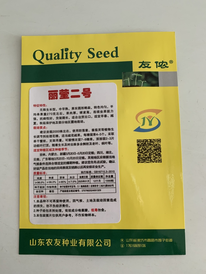 大果西红柿种子耐裂高硬度番茄种籽耐高温丽莹二号