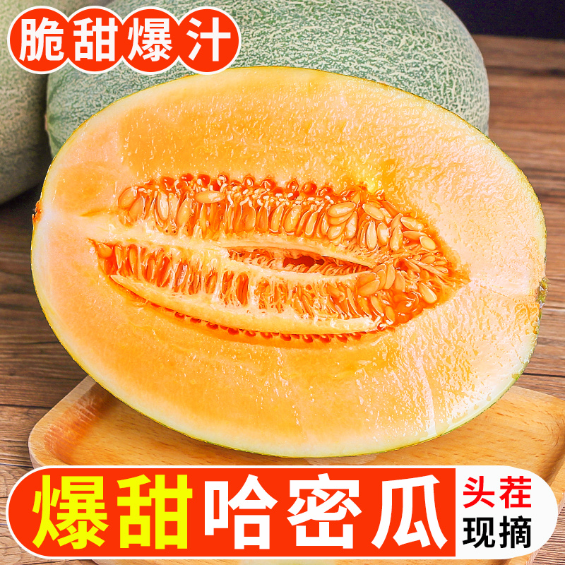哈密瓜应季新鲜水果整箱包邮