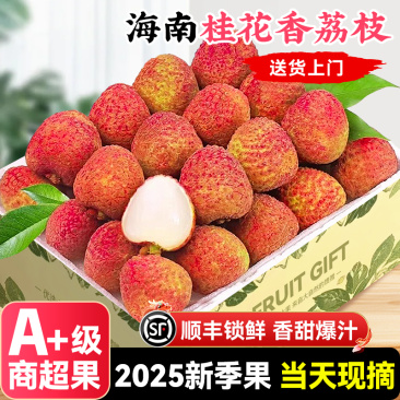 2.5斤现货桂花香荔枝新鲜当季水果现摘整箱包邮