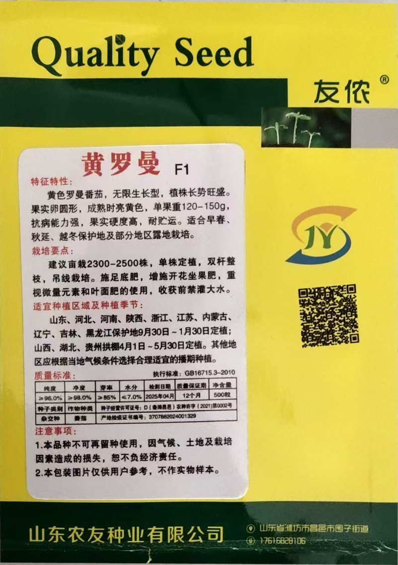 黄罗曼小番茄种子单果120克左右大果好吃口感好耐运输北蔬