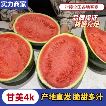甘美4K西瓜/江苏西瓜-对接全国包熟包甜