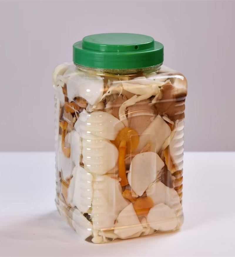腌制蘑菇清水滑子菇金针菇新鲜腌制加工定制