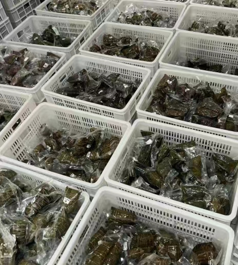 粽子嘉兴风味素粽子红豆味黑米味八宝味全年供应支持一件代发