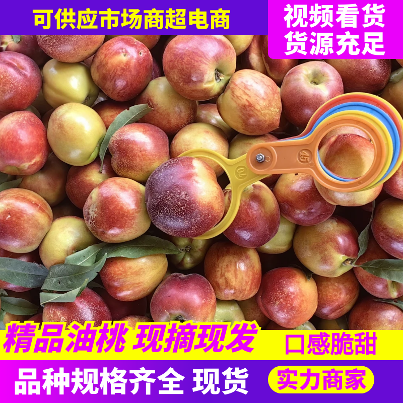 油桃湖北桃襄阳桃产地直发品质保障对接全国