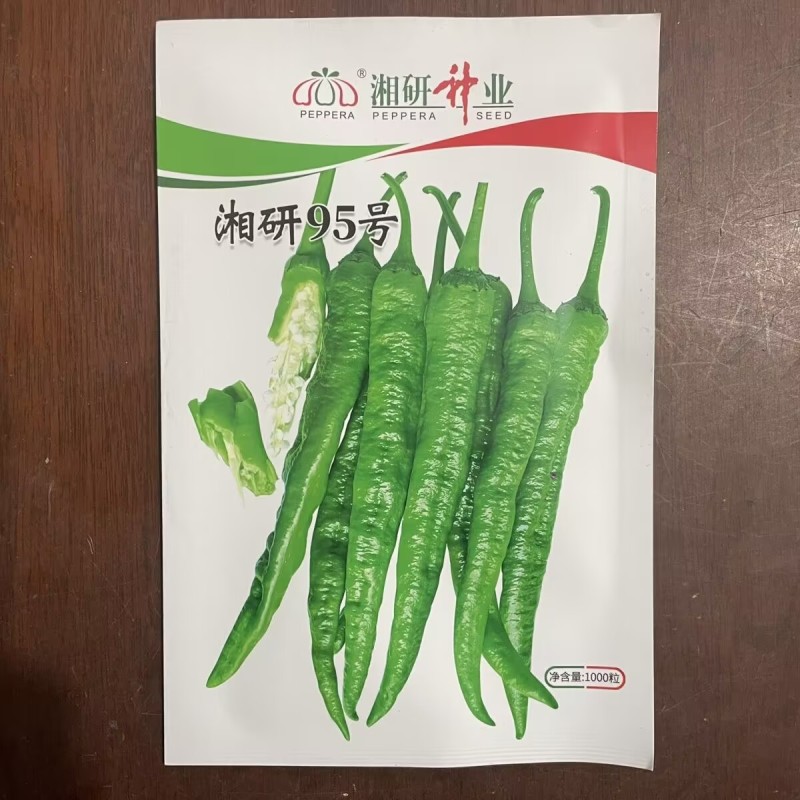 湘研95号牛角椒种子皮薄味微辣耐湿热采收期长