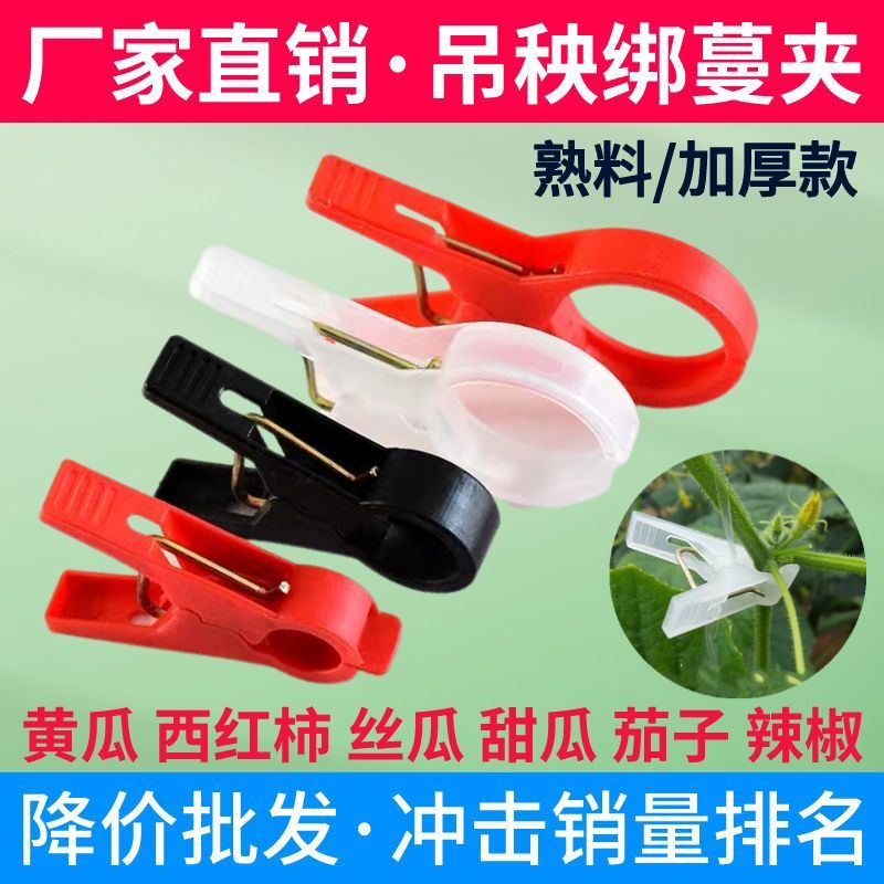 吊秧夹子大棚黄瓜西红柿吊秧夹番茄子农用吊蔓扶蔓绑蔓夹落秧