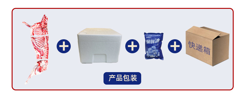 宁夏盐池滩羊肉半只羊三分体新鲜原切分割商用生鲜火锅食材烤