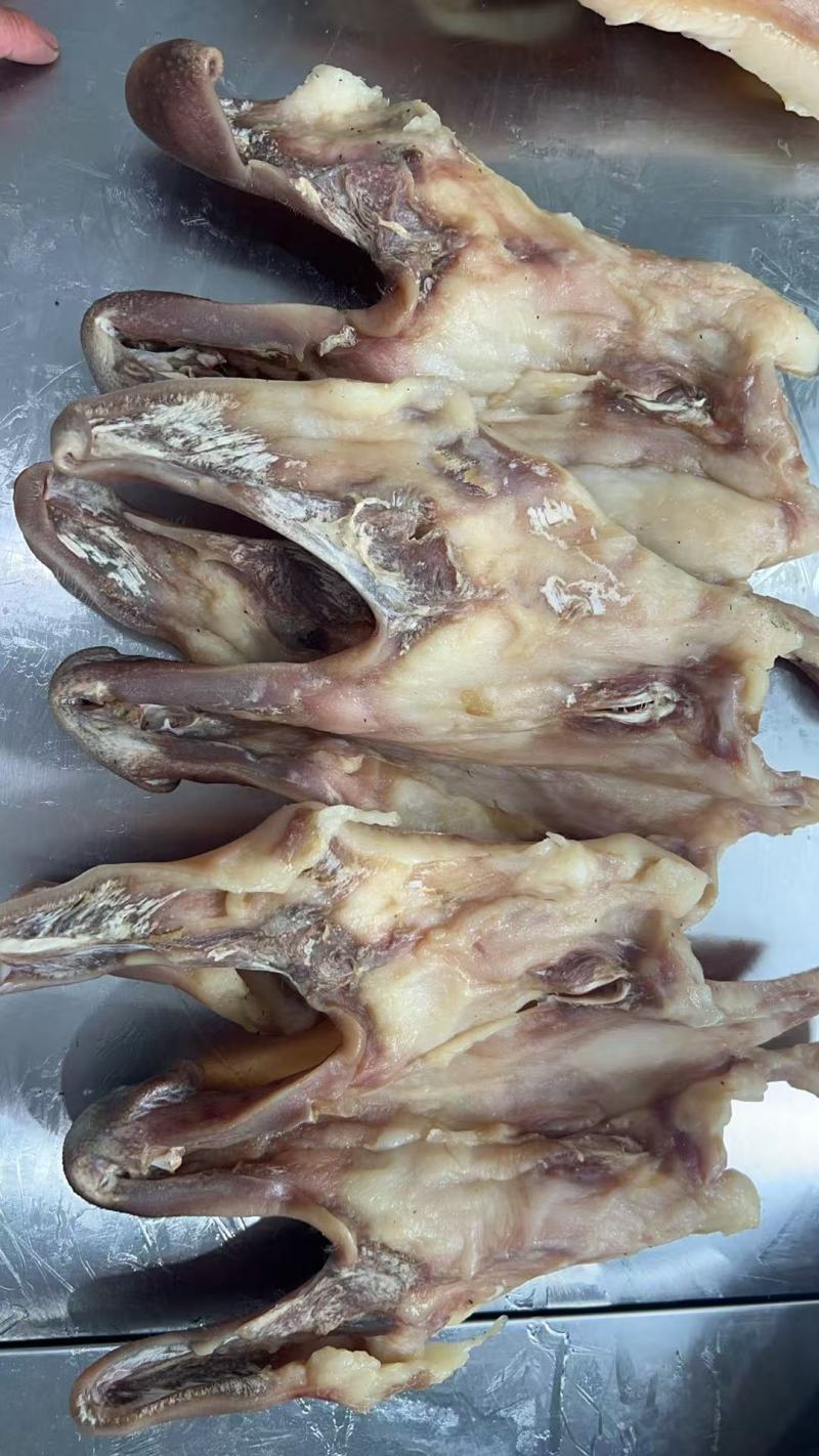 风干咸猪脸皮不带耳朵手工搓盐资质齐全吃的放心家庭用餐饮用常