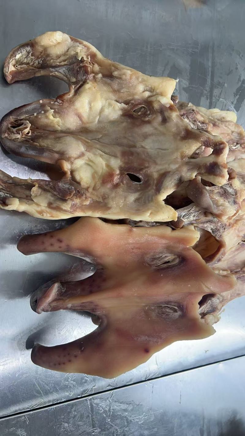 风干咸猪脸皮不带耳朵手工搓盐资质齐全吃的放心家庭用餐饮用常