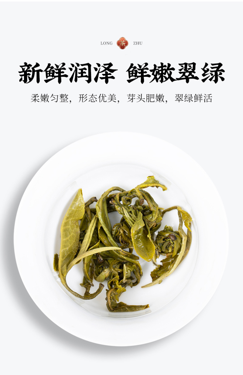 茉莉龙珠茶叶新茶正宗浓香型茉莉花茶冷泡飘雪绿茶250g