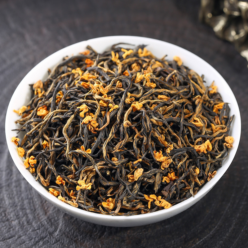 金骏眉桂花红茶新春茶金俊眉浓香型功夫红茶罐装500克